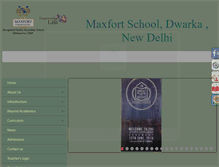 Tablet Screenshot of maxfortdwarka.com